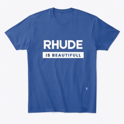 RHUDE BEAUTIFULL TEE BLUE