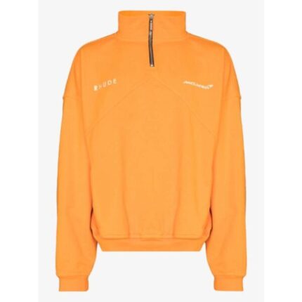 Rhude Men’s Orange X Mclaren Trackside Cotton Sweatshirt