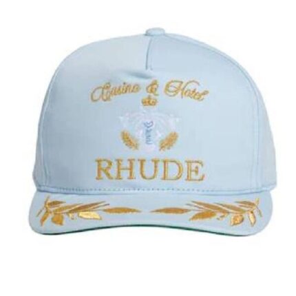 Rude Casino Crest Cotton Blend Logo Hat
